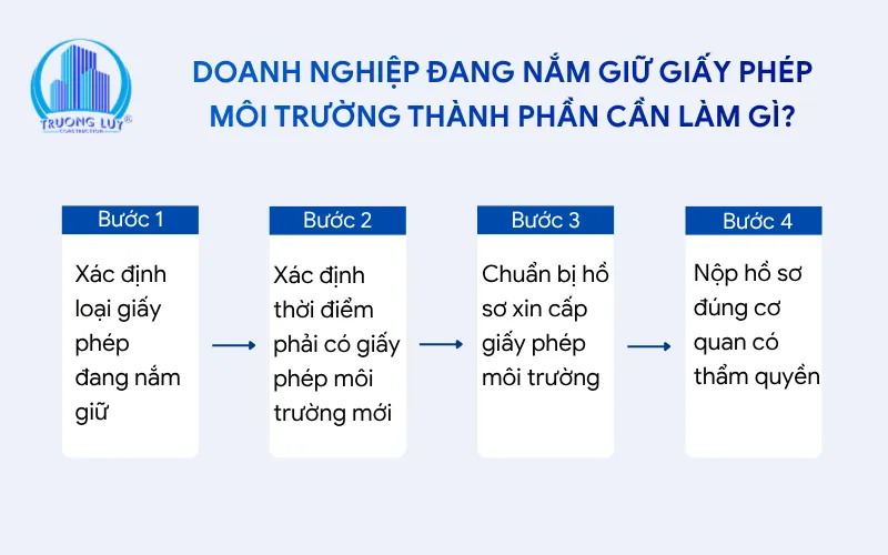 quy trình xin cấp giấy phép môi trường thành phần