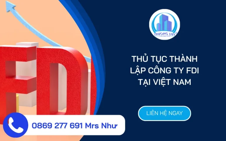 thành lập doanh nghiệp fdi tại việt nam
