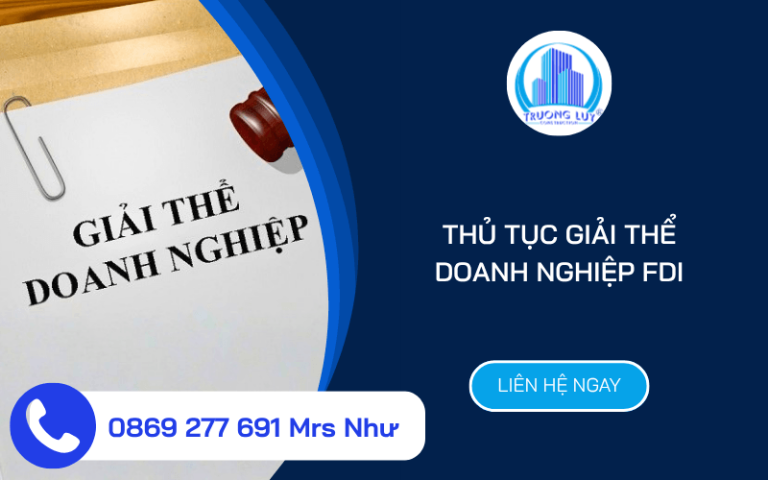 thủ tục giải thể doanh nghiệp fdi